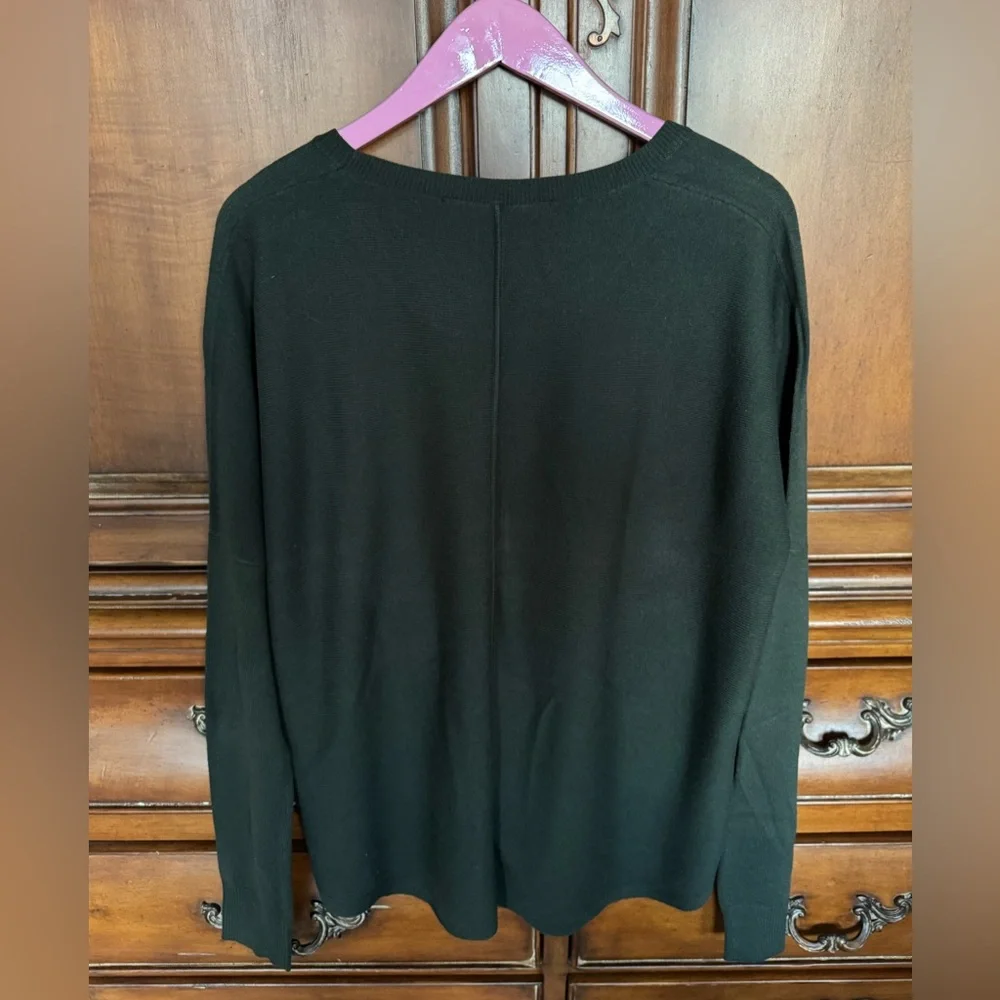 French Connection Army Green Knit Sweater